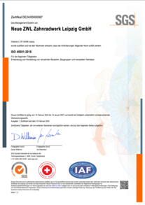 [Translate to Español:] ISO 45001:2018