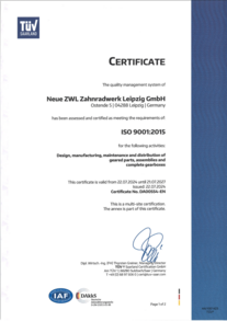 [Translate to Español:] ISO 9001:2015